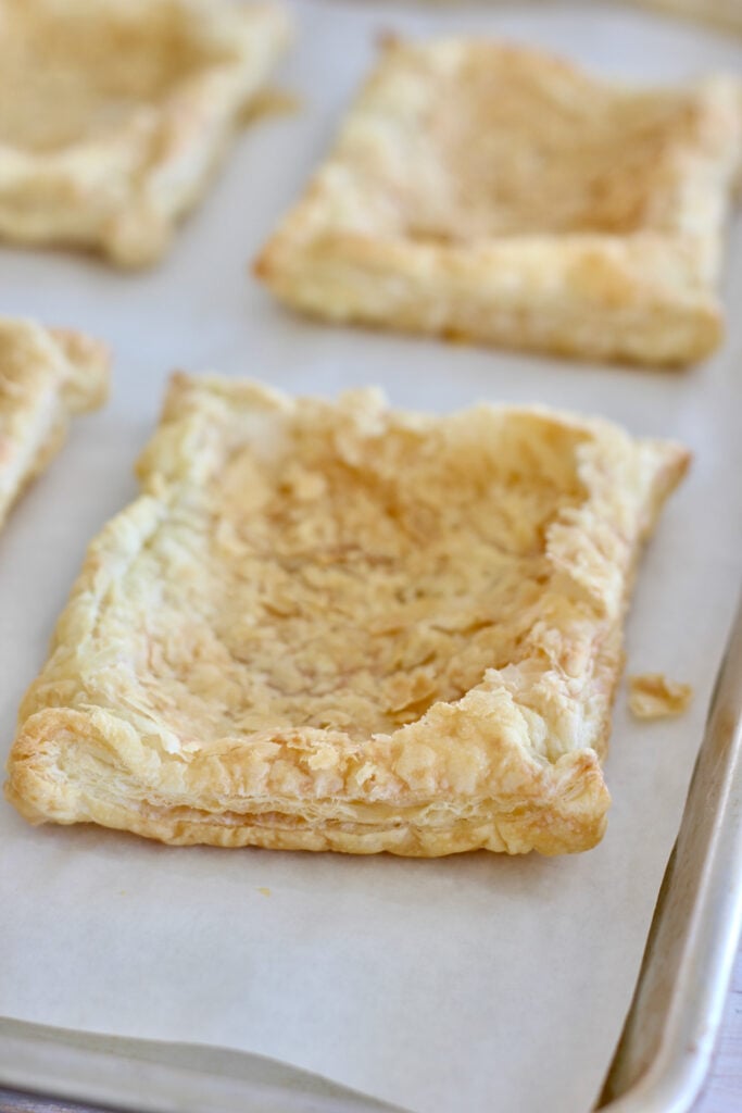 how to turn baked puff pastry into a breakfast pastry