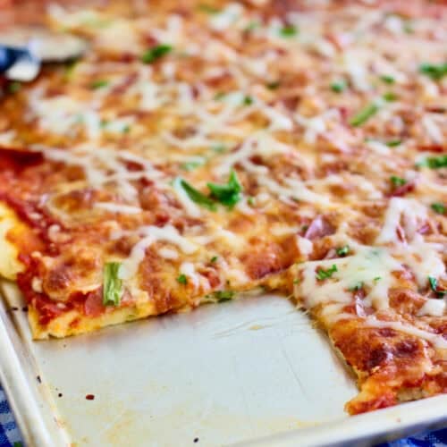 sheet pan pizza