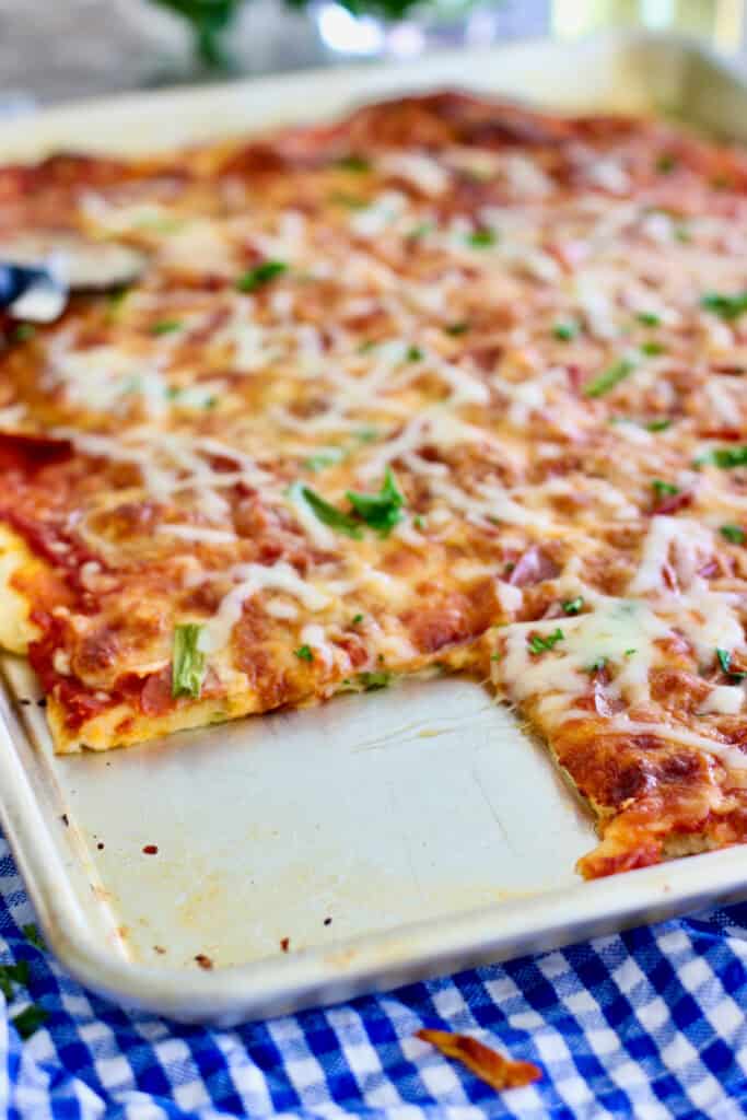 sheet pan pizza